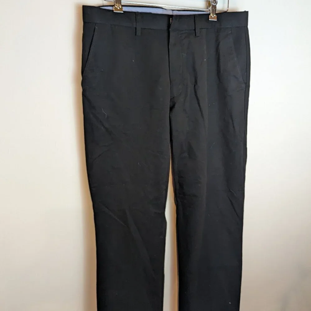 J. Crew Bedford Dress Pants in Black, Sz 35/32